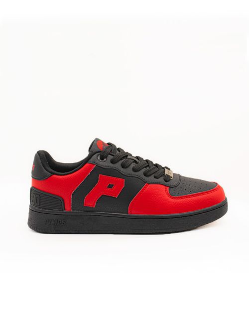 Zapatillas Pimps Hombre - Element Negro Rojo