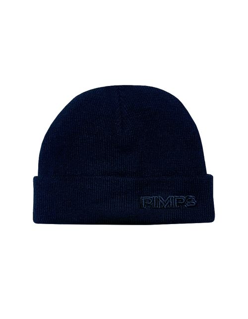 Fisherman Beanie Pimps Gorra de Lana corto Azul