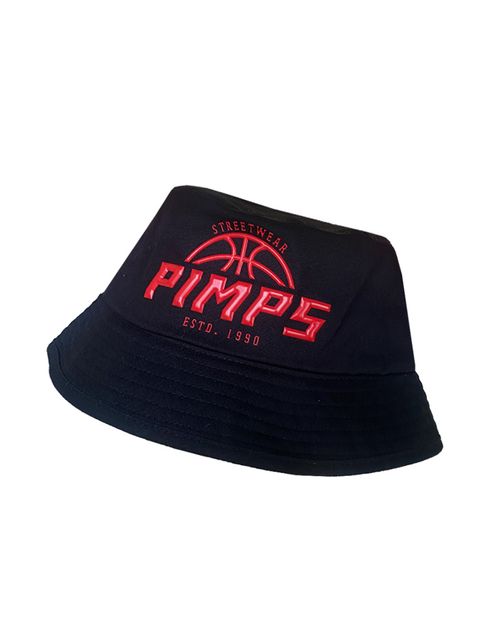Bucket Hat Pimps Street Negro
