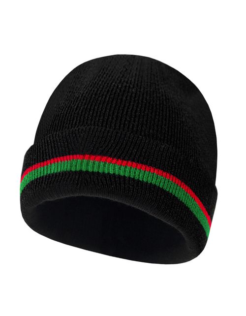 Beanie Pimps Gorro de Lana Colección Scudetto Negro