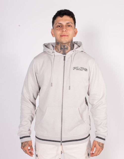 Poleron Pimps Hombre Cali Gris